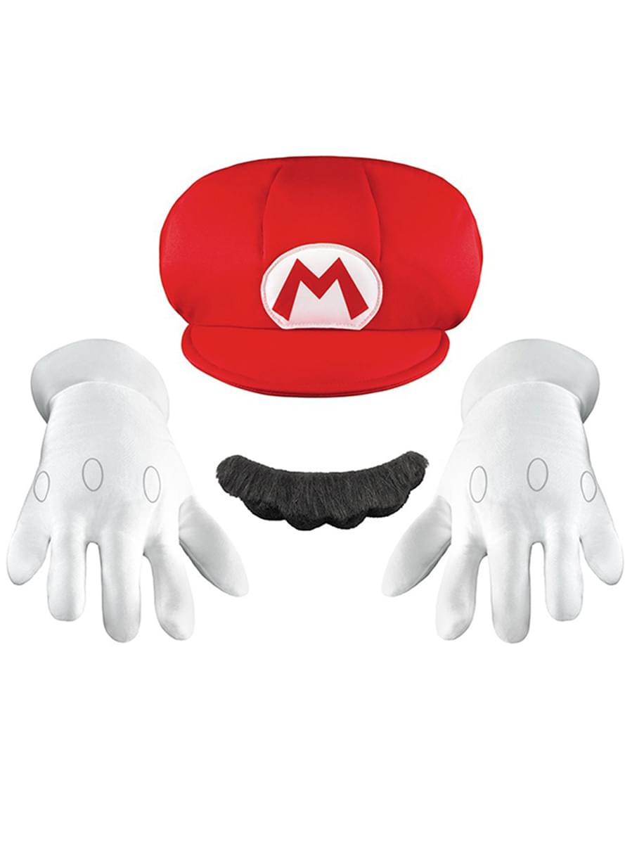 Kit de acessórios Mario deluxe para menino