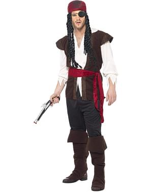 Costum de pirat al mărilor pentru bărbat