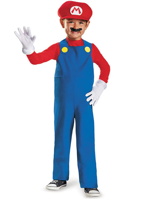 Disfraz de mini Mario Bros deluxe para niño