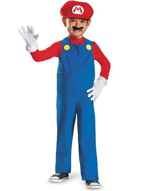 Deluxe Mini Mario Bros kostuum voor jongens