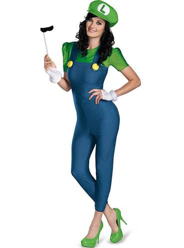 verlangen ondersteboven Pef Luigi kostuum voor vrouw. Volgende dag geleverd | Funidelia