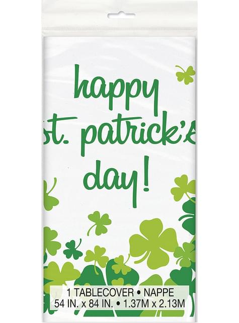 Față de masă cu trifoi Happy St Patrick's Day