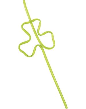 4 clover shaped straws