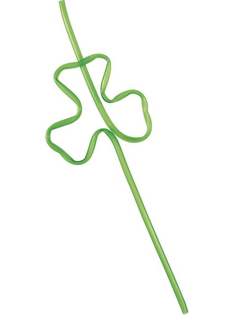 4 palhinhas com forma de trevo