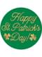 18 glasunderlägg Happy St Patrick's Day