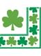 Sada 16 ubrousků St Patrick's Day s trojlístkem