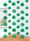 St Patrick's clover curtain