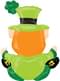Leprechaun foil balloon