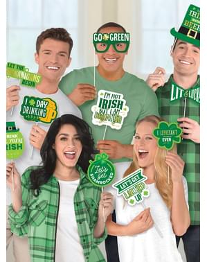 13 accesorios photocall Happy St Patrick's