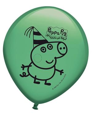 Sett med 8 Peppa Gris Ballonger