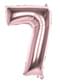 Palloncino numero 7 Oro Rosa 86cm