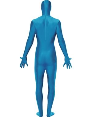 Blå Second Skin Kostyme