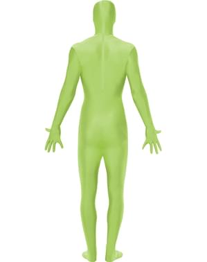 Grønt second skin kostume