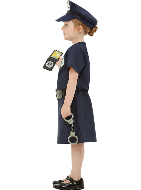 Costume poliziotta per bambina. Consegna 24h