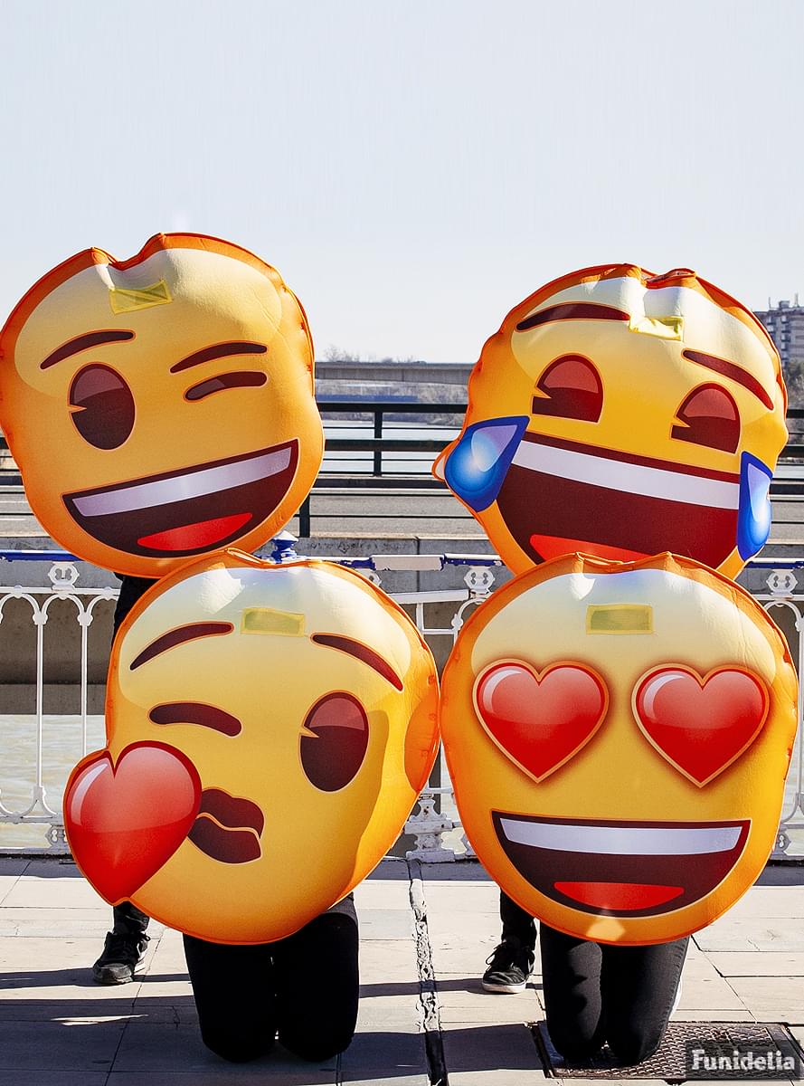 Emoji Kostume smiler med tårer