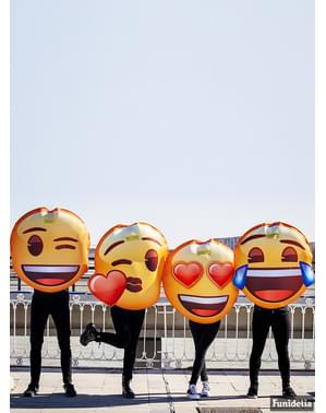 Déguisement Emoji sourire yeux en cœur