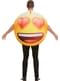 Emoji посміхаючись костюм серця очі для дорослих
