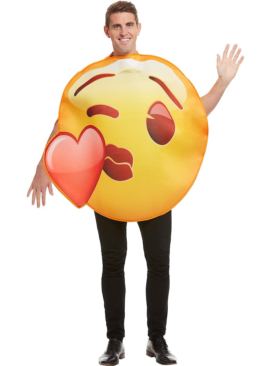 Emoji Costume heart kiss