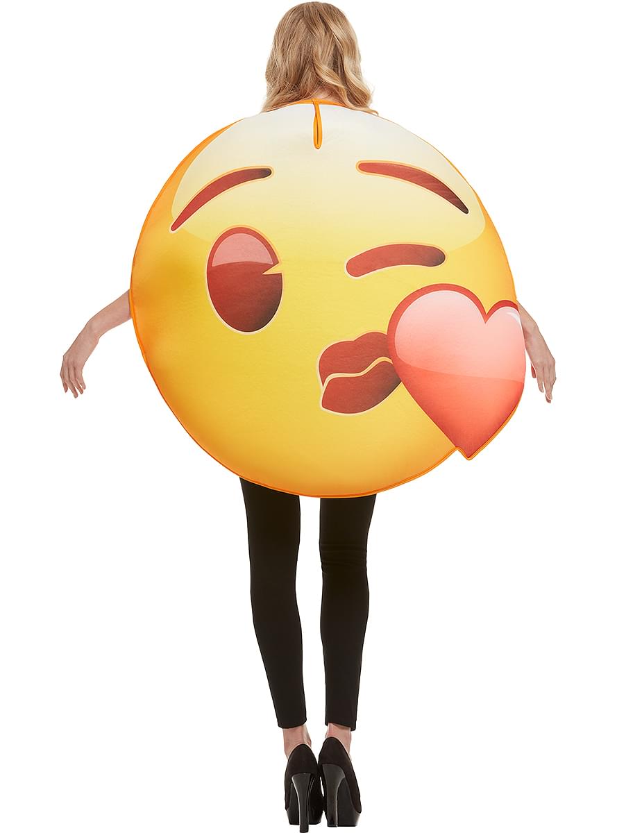Emoji szív és csók jelmez