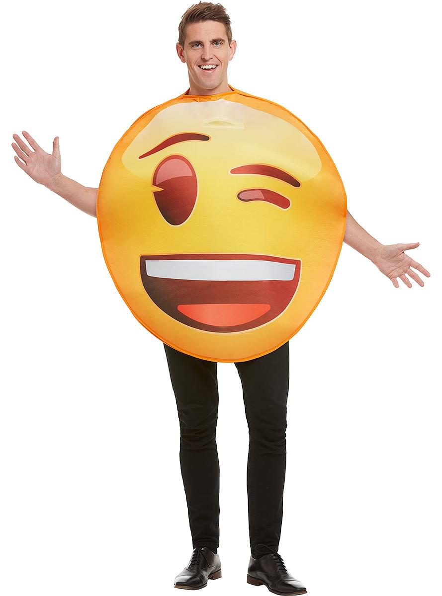 Costume da Emoji occhiolino 
