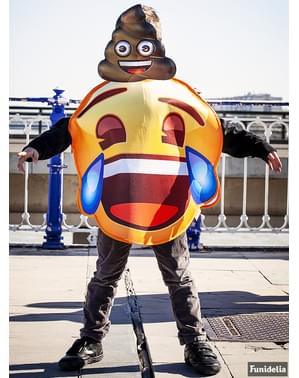 Kyynelehtivä hymy emoji -asu lapsille