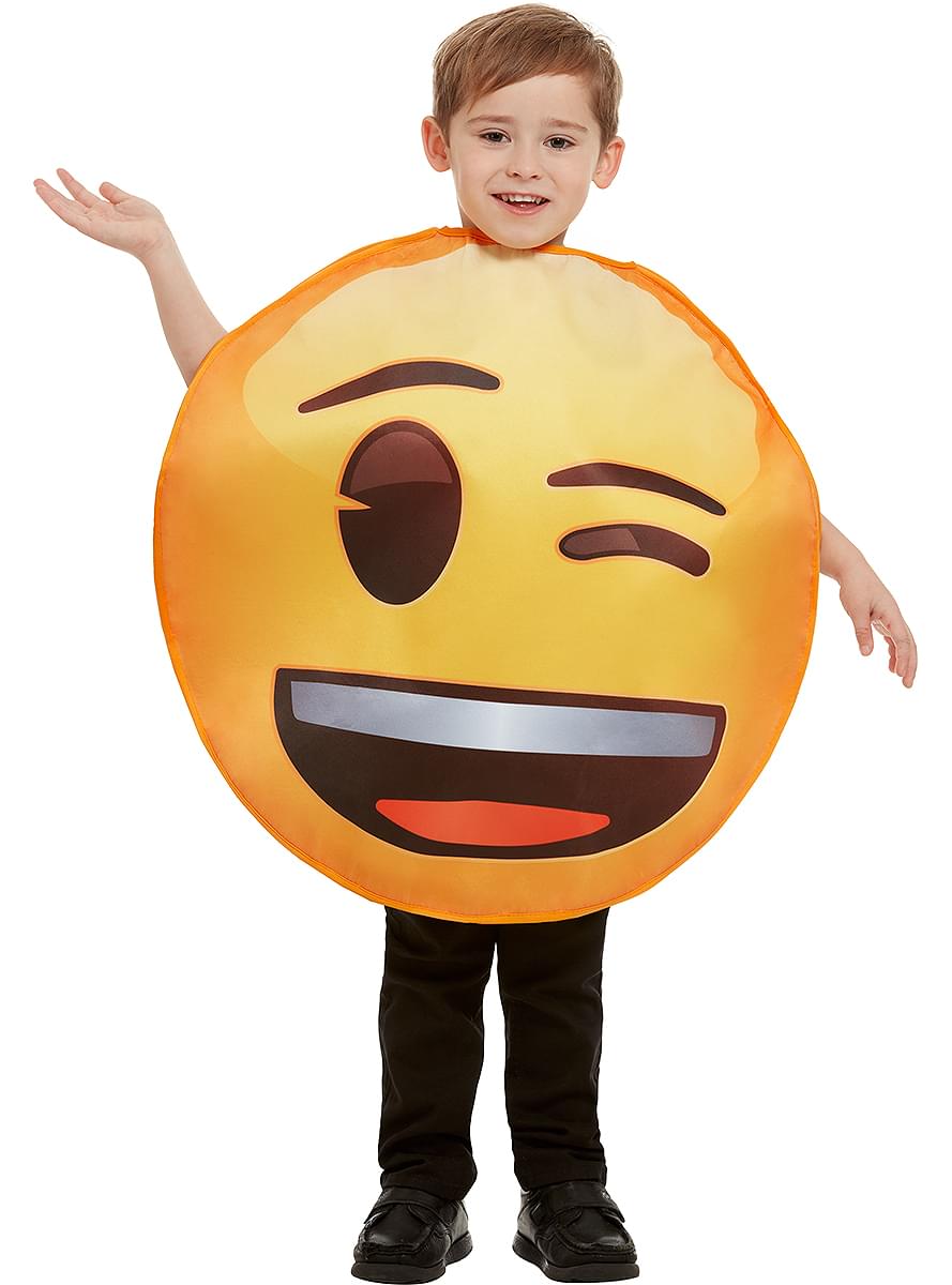 Emoji mengedip Kostum untuk anak-anak