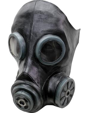 Čierna plynová maska