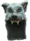 Grauer Wolf Maske Kopfbedeckung