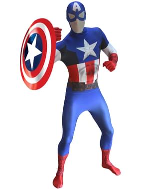 Disfraz de Capitán América Morphsuit