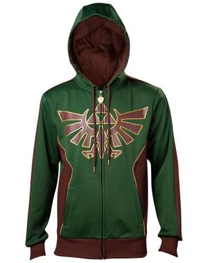 Sweatshirt The ledgend of Zelda Hylian Crest med huva vuxen