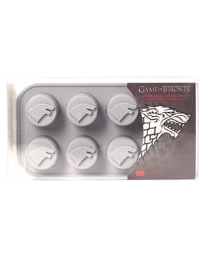 Molde de silicone para cubos de gelo do logo Casa Stark - Game of Thrones