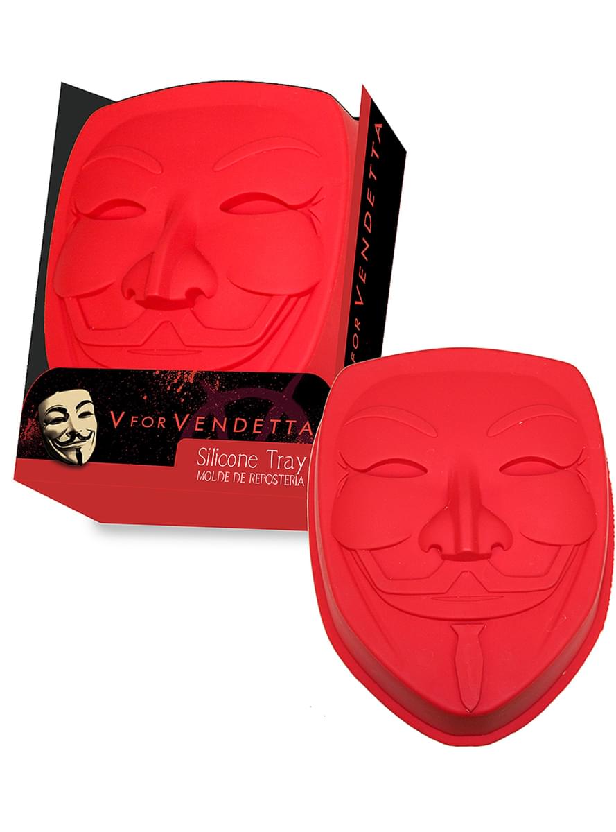 VendettaマスクのシリコンオーブントレイのV