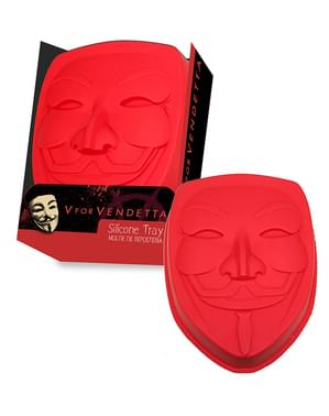 Silikonová pečicí forma maska z V of Vendetta