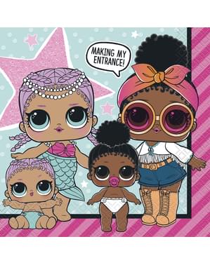 16 LOL Surprise servietter (33x33cm) - LOL Friends