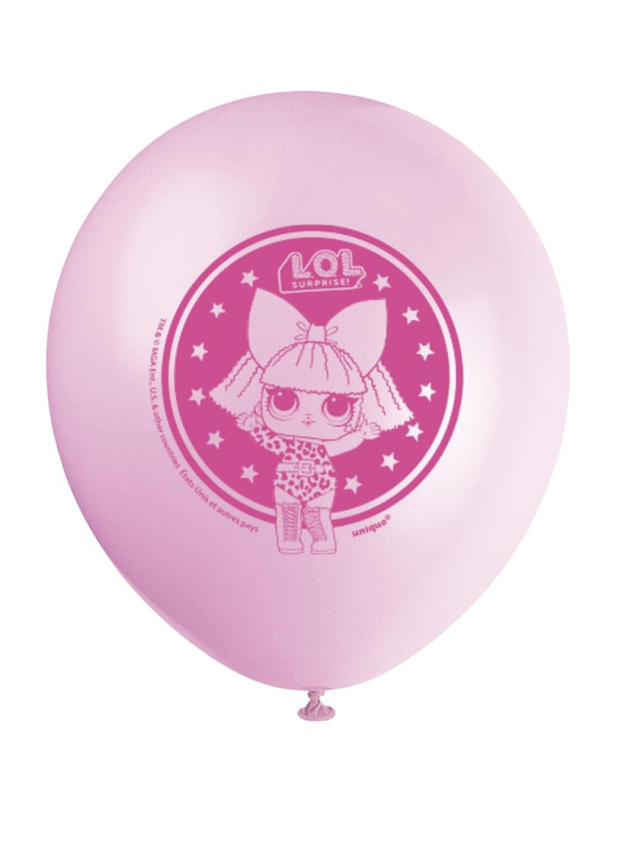 8 globos de látex LOL Surprise (47cm) - LOL Friends