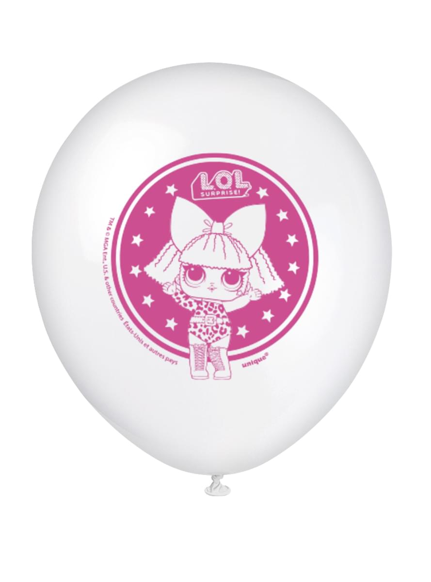 8 baloane de latex LOL Surprise (47cm) - LOL Friends