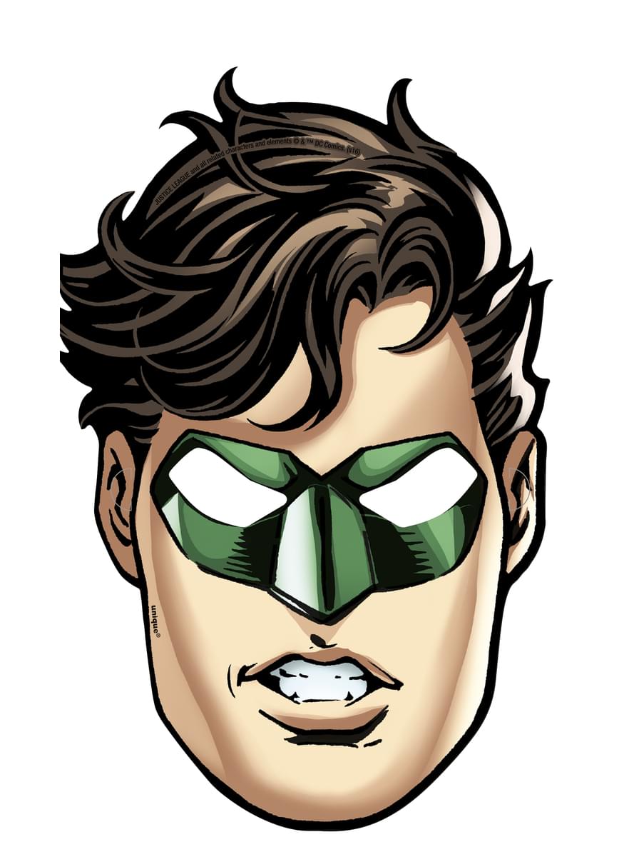 8 olika masker ifrån Justice League