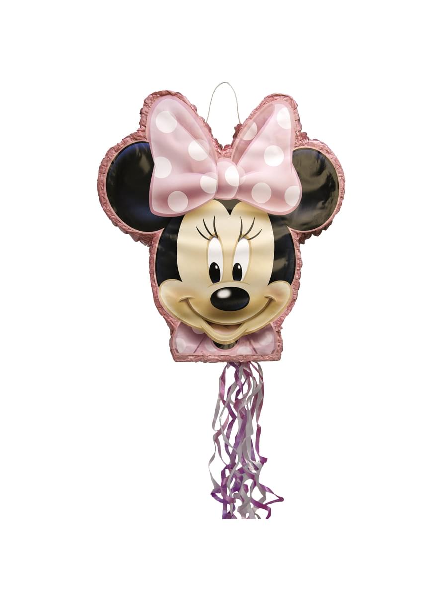 Pink Minnie Mouse pinata