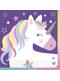 16 servilletas de unicornio - Happy Unicorn