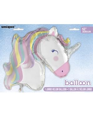 Ballon en aluminium Happy Licorne