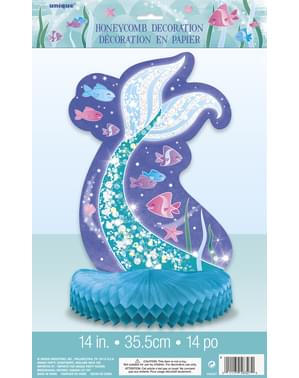 Merenneidon pyrstö -pöytäkoriste – Mermaid under the sea
