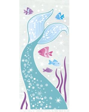 20 bustine per caramelle coda di sirena- Sirena sotto il mare