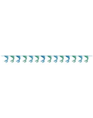 Guirlande queues de sirène brillantes – Sirène Sous l’Océan