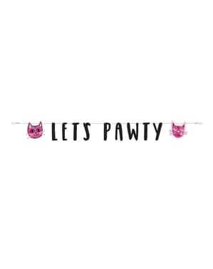 Let's pawt girlander - Rosa katter