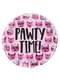 Balon foliowy Let's Pawty – Różowe koty