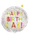 Happy Birthday foil balloon - Donut Party
