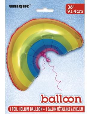 Folieballong regnbåge