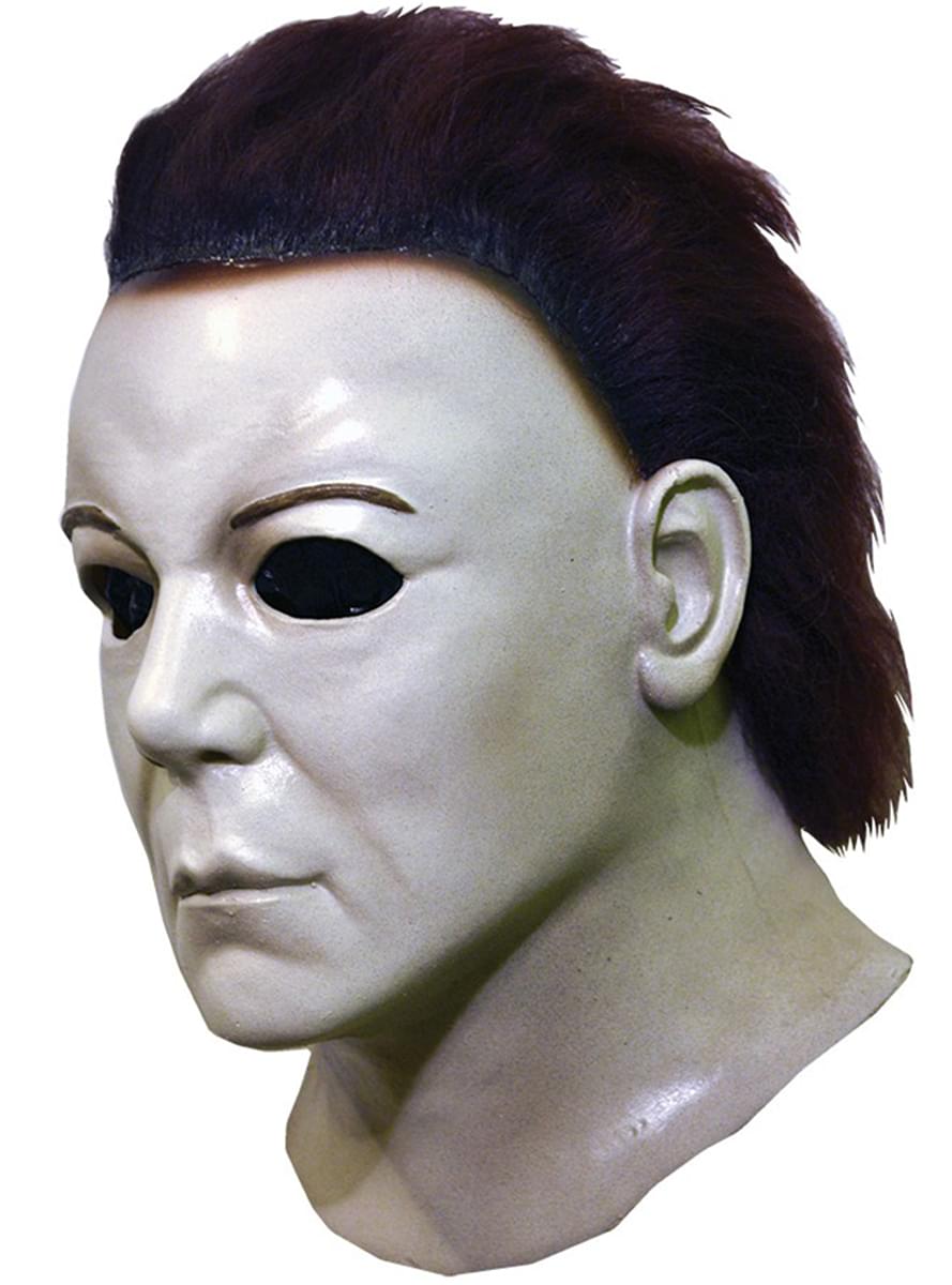 HUTRADE Masque Michael Myers Halloween – Masque Complet En Latex Réaliste Avec Cheveux, Faux Couteau Halloween Et Gants D'horreur, Unisexe, Pour Cosplay, Carnaval Et Soirées à Thème Horreur (1978