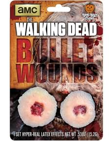 Prothèse de latex trous de balles The Walking Dead