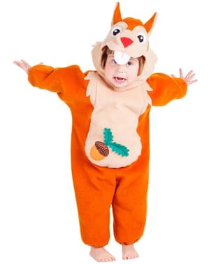 एक बच्चा के लिए गिलहरी पोशाक